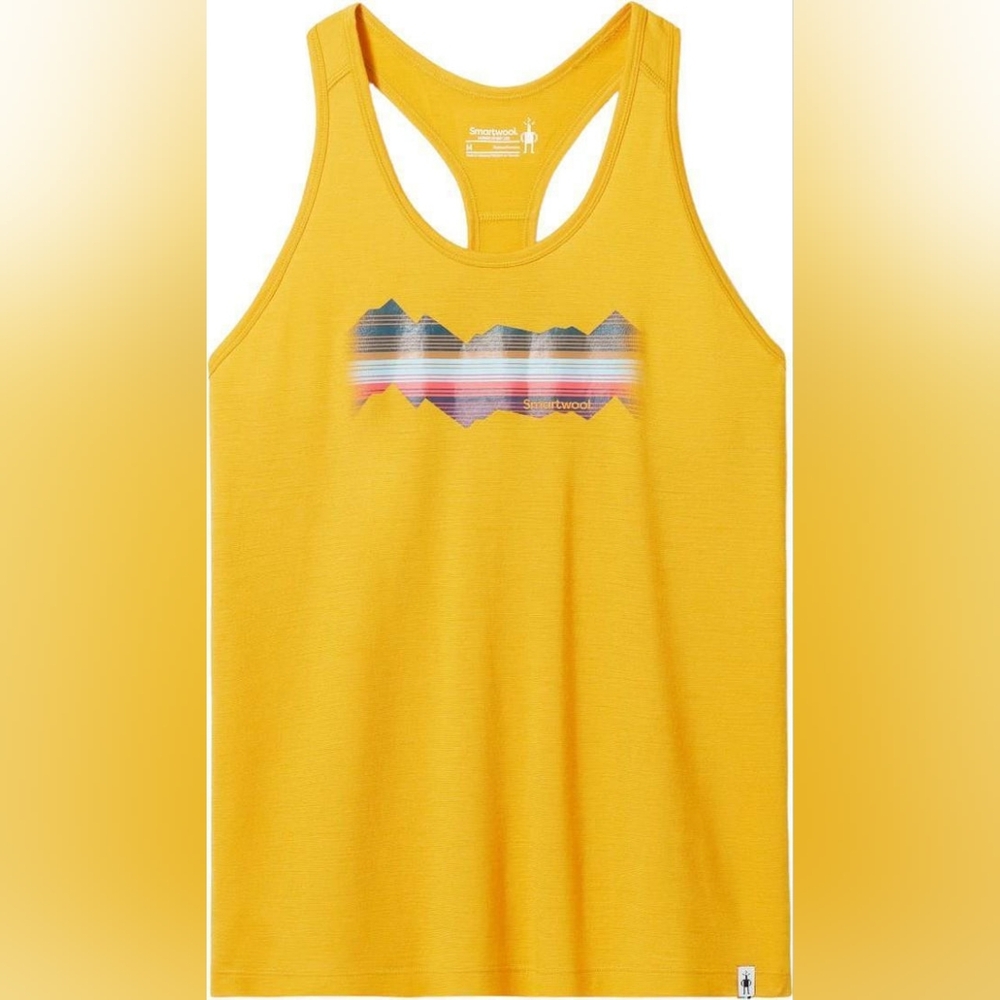 BNWT women's Smartwool MTN horizon graphic tank